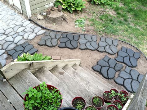 concrete pathway molds|diy cobblestone patio mold concrete.